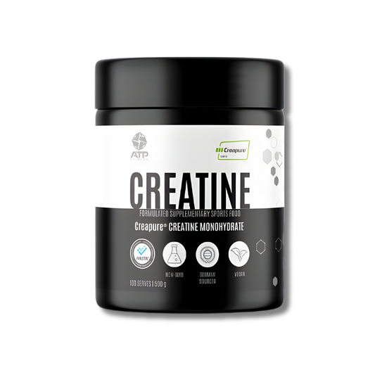 Pure Creapure® creatine monohydrate powder for enhanced strength, power, and muscle recovery-premium German quality.