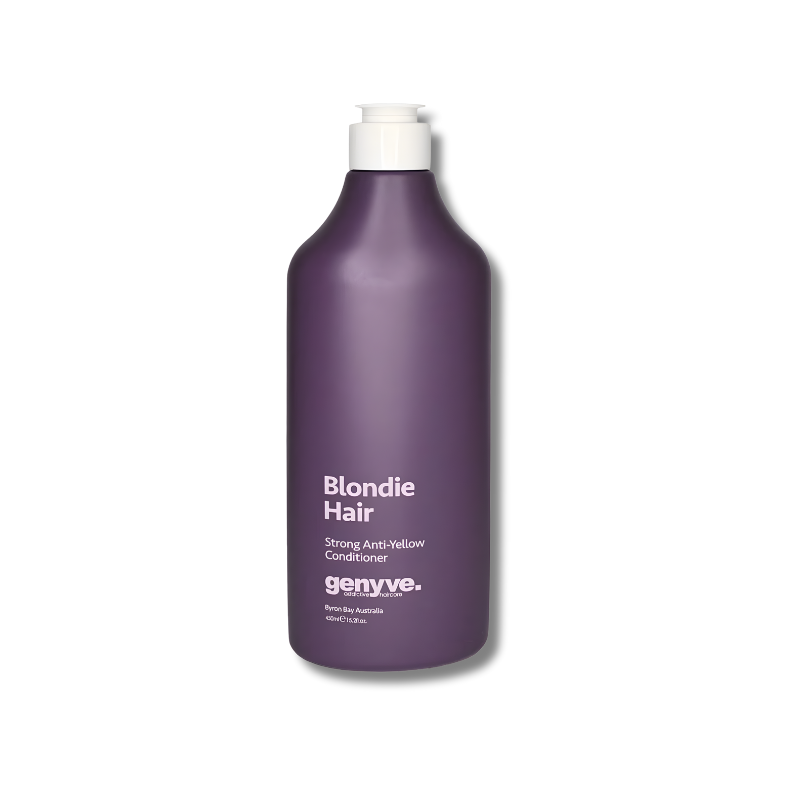 Blondie Hair Strong Anti-Yellow Conditioner is a toning conditioner designed to help neutralise brassy and yellow tones in blonde, grey or highlighted hair, while nourishing and smoothing for softer, brighter-looking results.