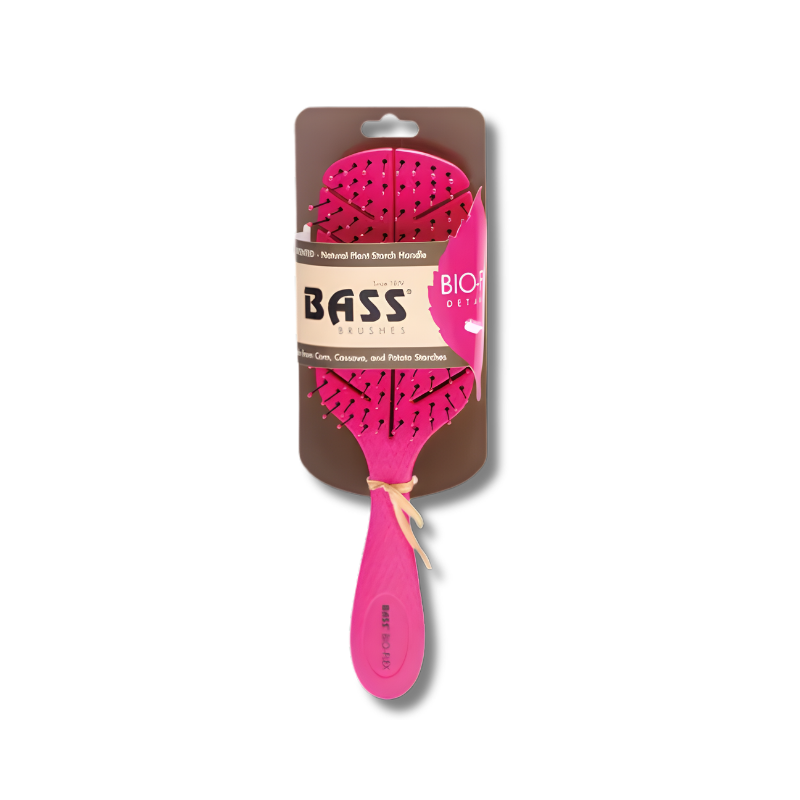 Bass Bio Flex Detangler Hair Brush supports gentle detangling and helps maintain smooth manageable hair