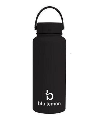 Blu Lemon Insulated Stainless Steel Bottle 1L with Handle