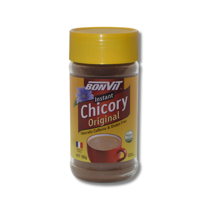 Bonvit Instant Chicory Original jar on a white background