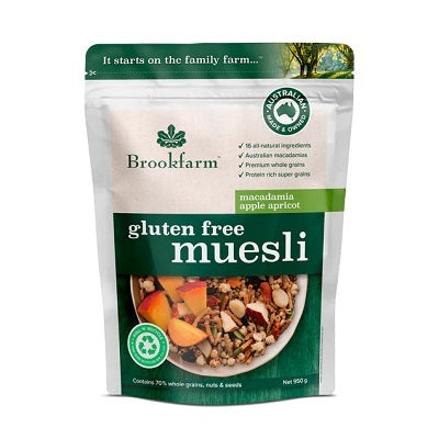 Brookfarm Gluten Free Muesli Macadamia Apricot