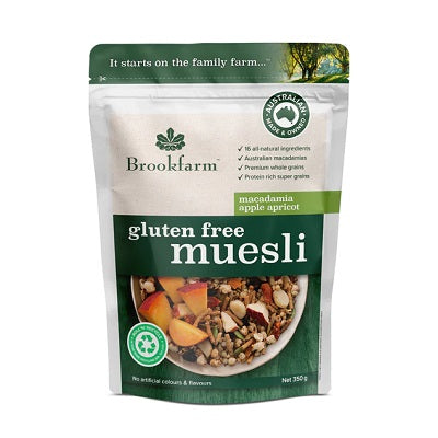 Brookfarm Gluten Free Muesli Macadamia Apricot