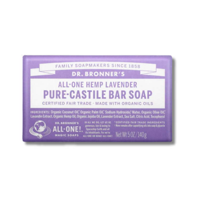 Dr Bronner Castile Bar Soaps 140g