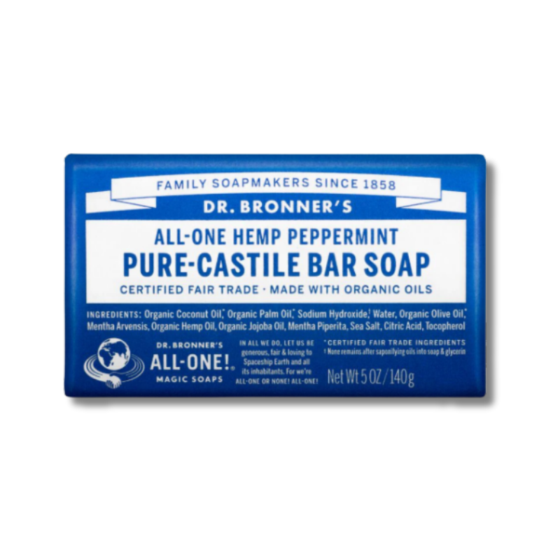 Dr Bronner Castile Bar Soaps 140g
