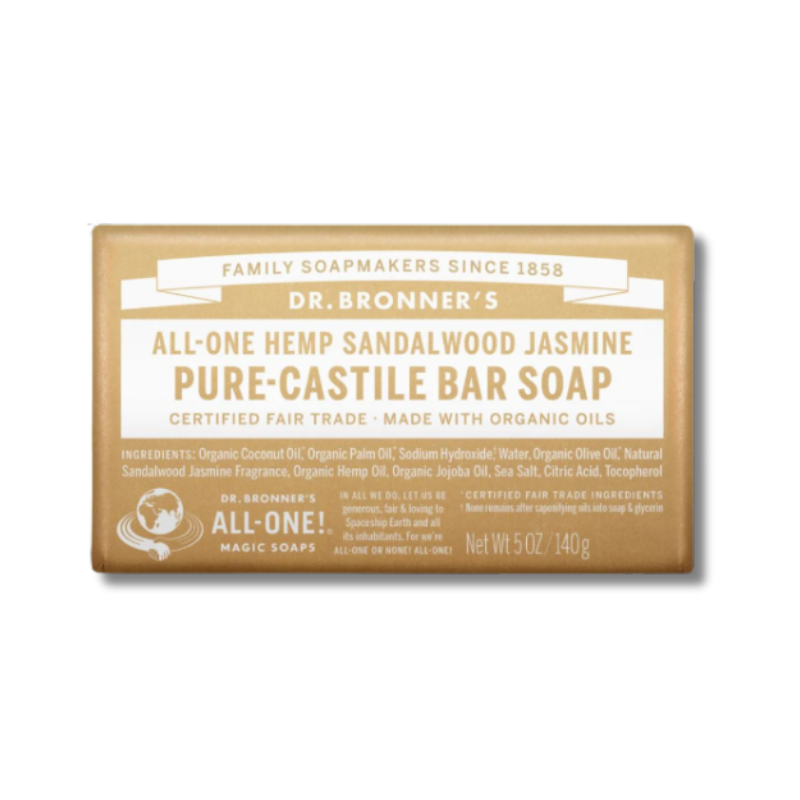 Dr Bronner Castile Bar Soaps 140g