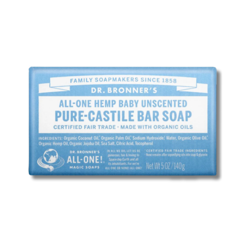 Dr Bronner Castile Bar Soaps 140g