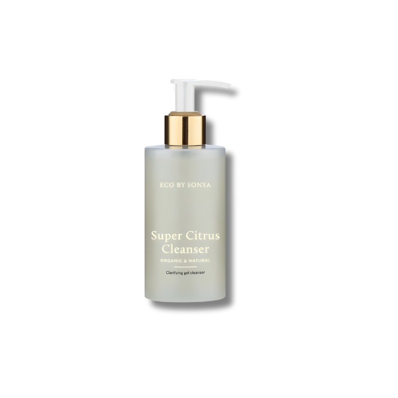 Eco By Sonya Super Citrus Cleanser helps cleanse skin and supports daily facial cleansing.
