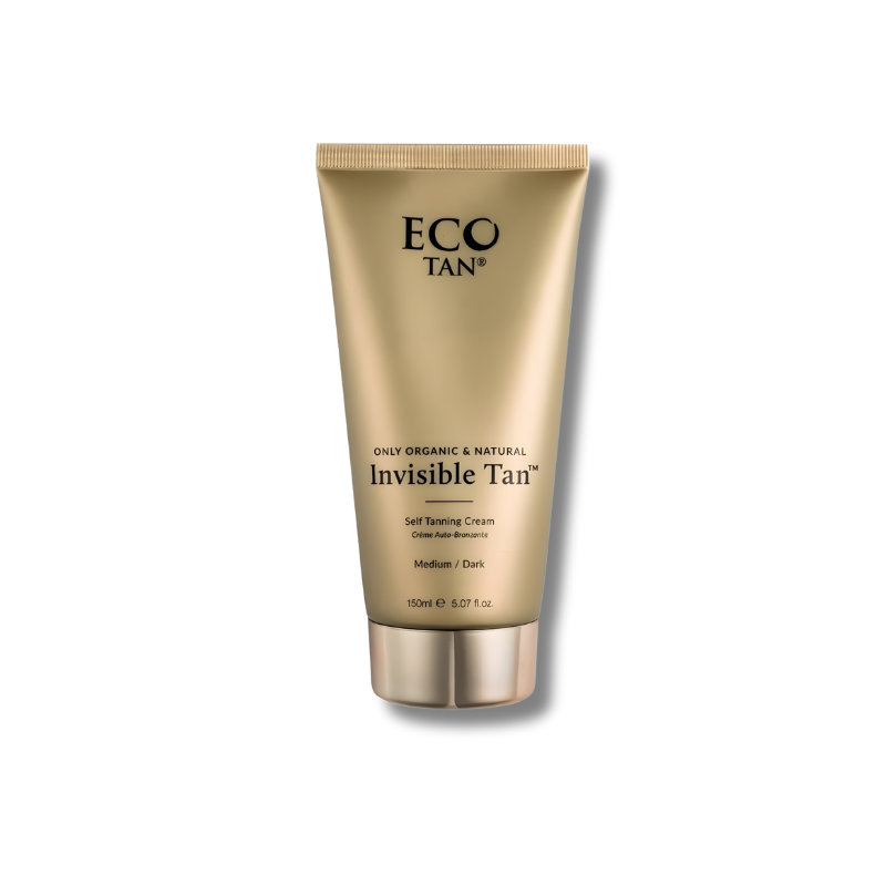 ECO Tan Invisible Tan cream tube on a white background