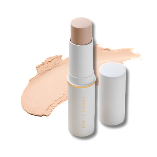 Eye Of Horus Ritual Skin Foundation Stick Lightest supports an even complexion and helps maintain smooth radiant looking skin