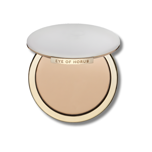 Compact pressed powder foundation with buildable coverage and oil control for a smooth, matte finish ideal for all skin types and on-the-go use.
