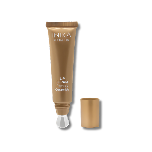 Natural peptide lip treatment with ceramides and sea fern extract for hydration, plumping, and line-smoothing benefits