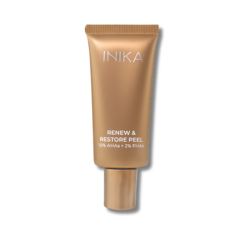 INIKA Organic Renew & Restore Peel tube with 10% AHAs and 2% PHAs