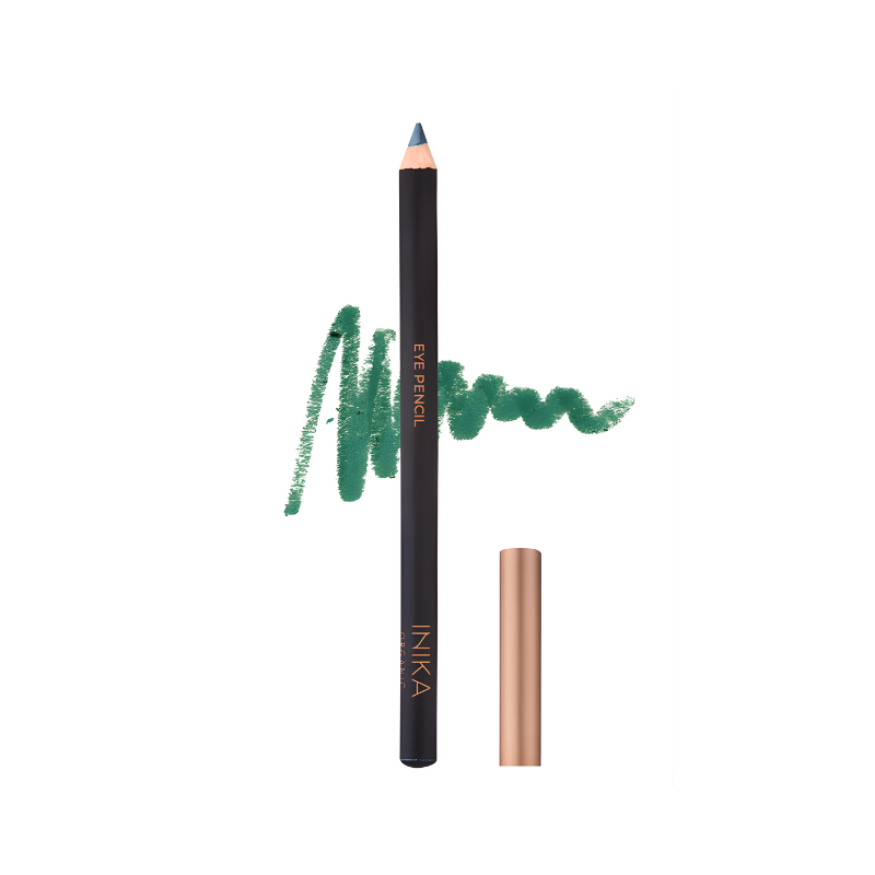 INIKA Organic Eye Pencil Emerald shade with cap