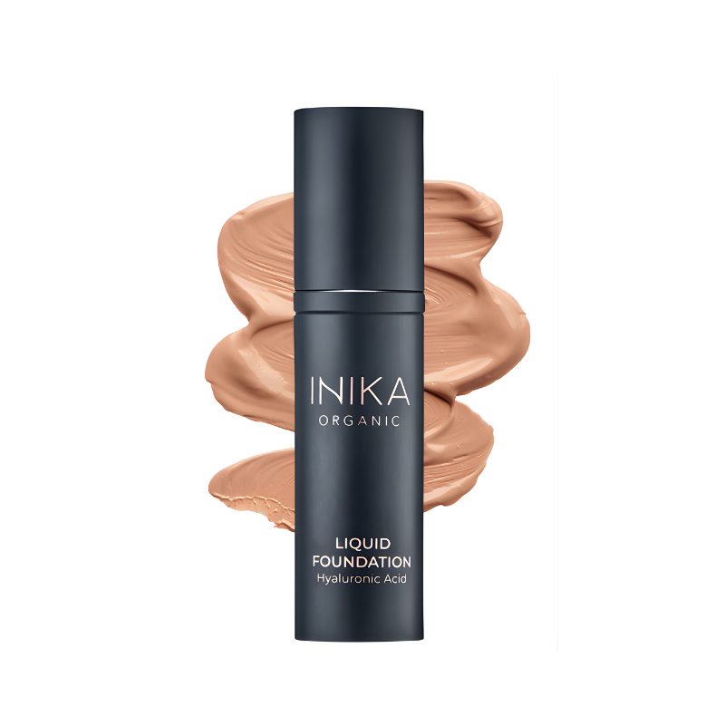 Inika Organic Liquid Foundation Tan shade deep warm tone