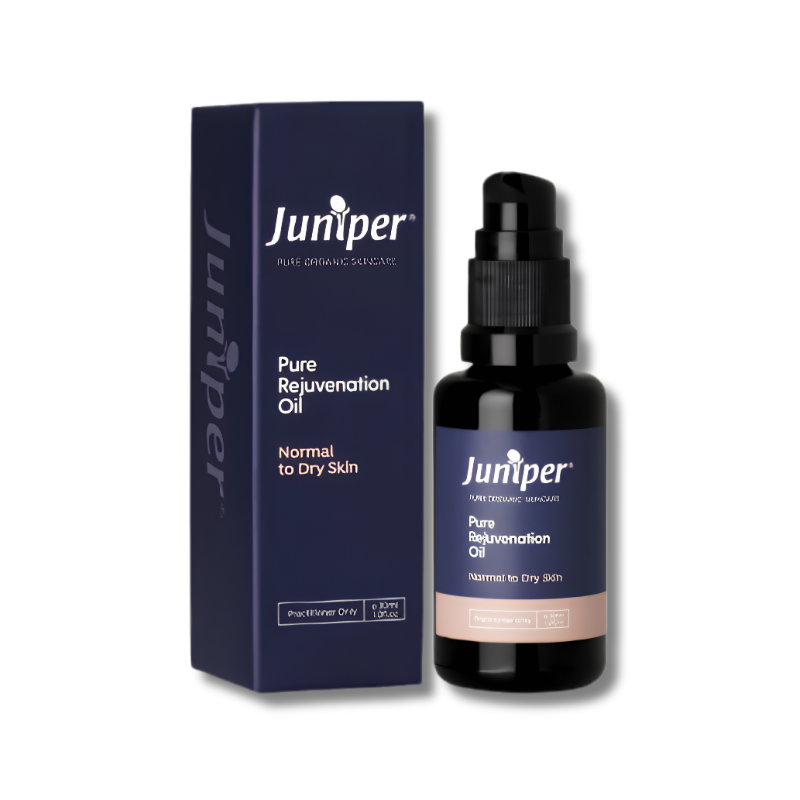 Juniper Pure Rejuvenation Oil supports skin hydration and helps maintain soft smooth skin