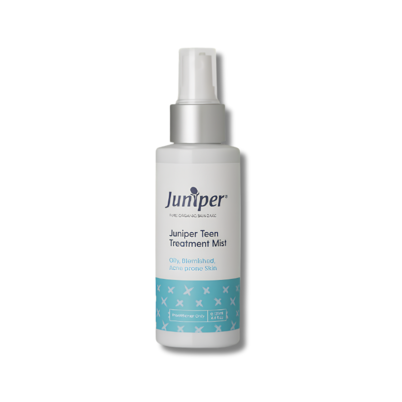 Juniper Teen Treatment Mist supports refreshed balanced skin and helps maintain healthy looking skin