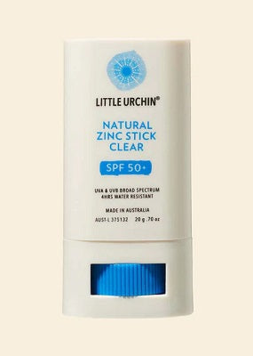Little Urchin Natural Zinc Stick Clear SPF50+ 20g