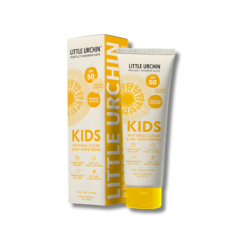 Little Urchin KIDS Natural Clear Zinc Sunscreen SPF 50