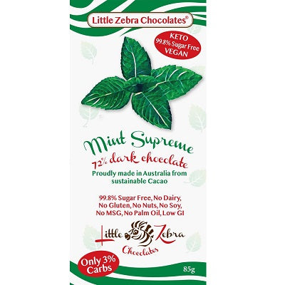 Little Zebra Chocolate Mint Supreme Dark Chocolate