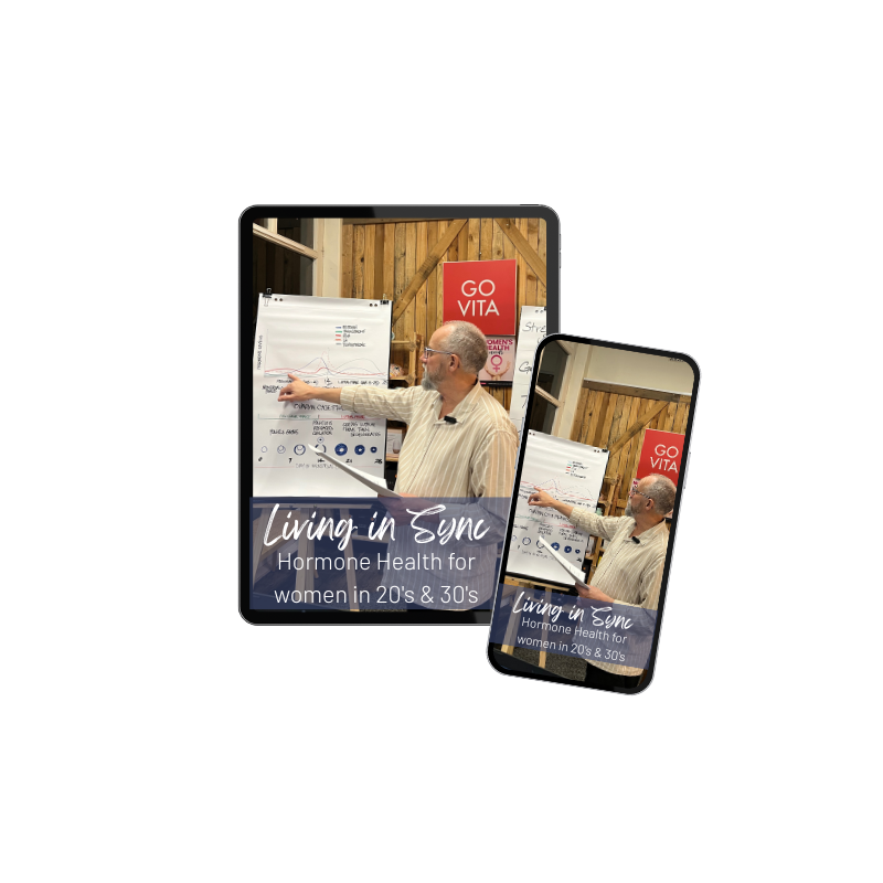Living in Sync Hormone Health Talk Replay – 90-minute video with Naturopath Peter Balogh on women’s hormones in 20s & 30s.