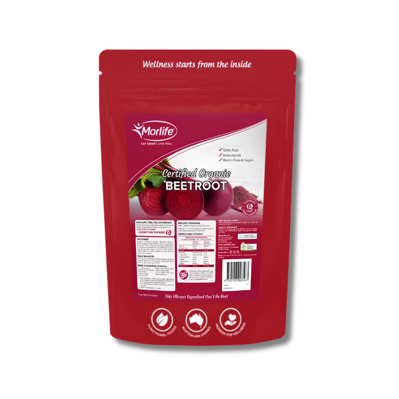 Morlife Certified Organic Beetroot Powder 450g