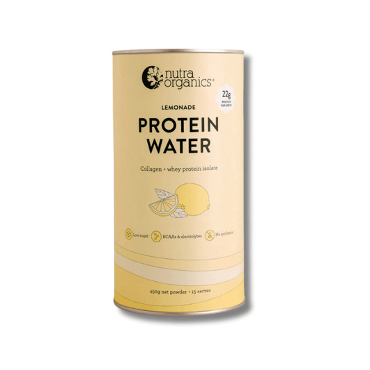 Protein water with NZ grass-fed whey, collagen, and electrolytes for hydration, muscle repair, and post-workout recovery.