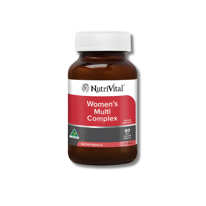 NutriVital Women’s Multi Complex capsules support general wellbeing as a daily multivitamin supplement for women.