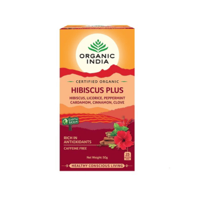 Organic India Tulsi Hibiscus Plus