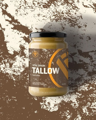 Vital Origin Tallow Natural Glass Jar