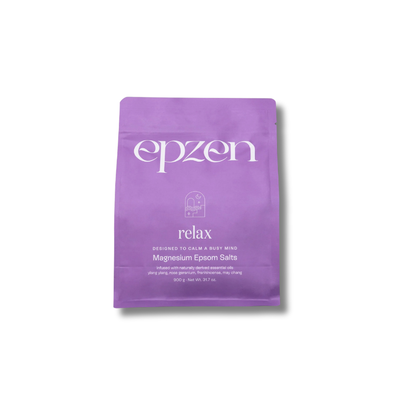Stress Relief Bath Salts support relaxation as a magnesium bath soak for calming self care and daily use