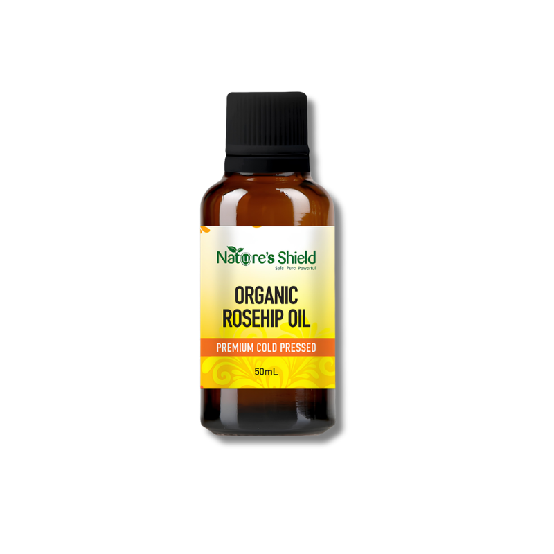 Organic Rosehip Oil supports skin hydration and nourishment as a cold pressed oil for daily facial and body care
