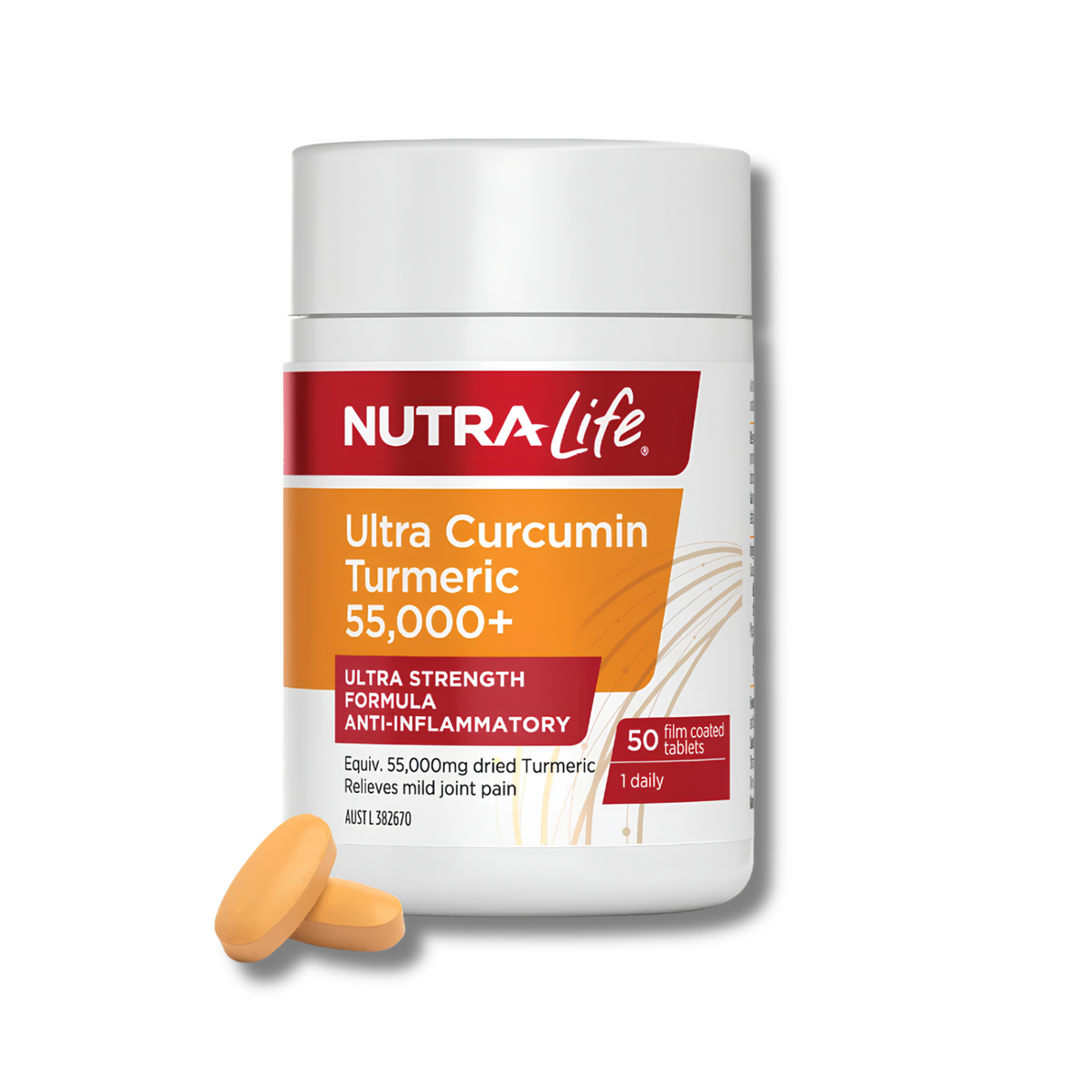 NutraLife Ultra Curcumin Turmeric 55,000 50 Tablets