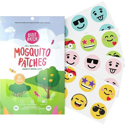 NATPAT BuzzPatch Organic Mosquito Repellent Stickers x 24