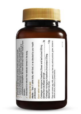 Herbs of Gold Hawthorn 4500 60 Tablets - Go Vita Tanunda - VITAMINS SUPPLEMENTS -