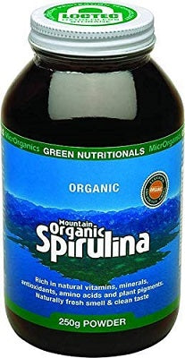 Green Nutritionals Mountain Organic Spirulina 250g