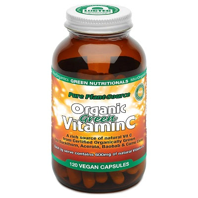 Green Nutritionals Green Vitamin C 120 Capsules