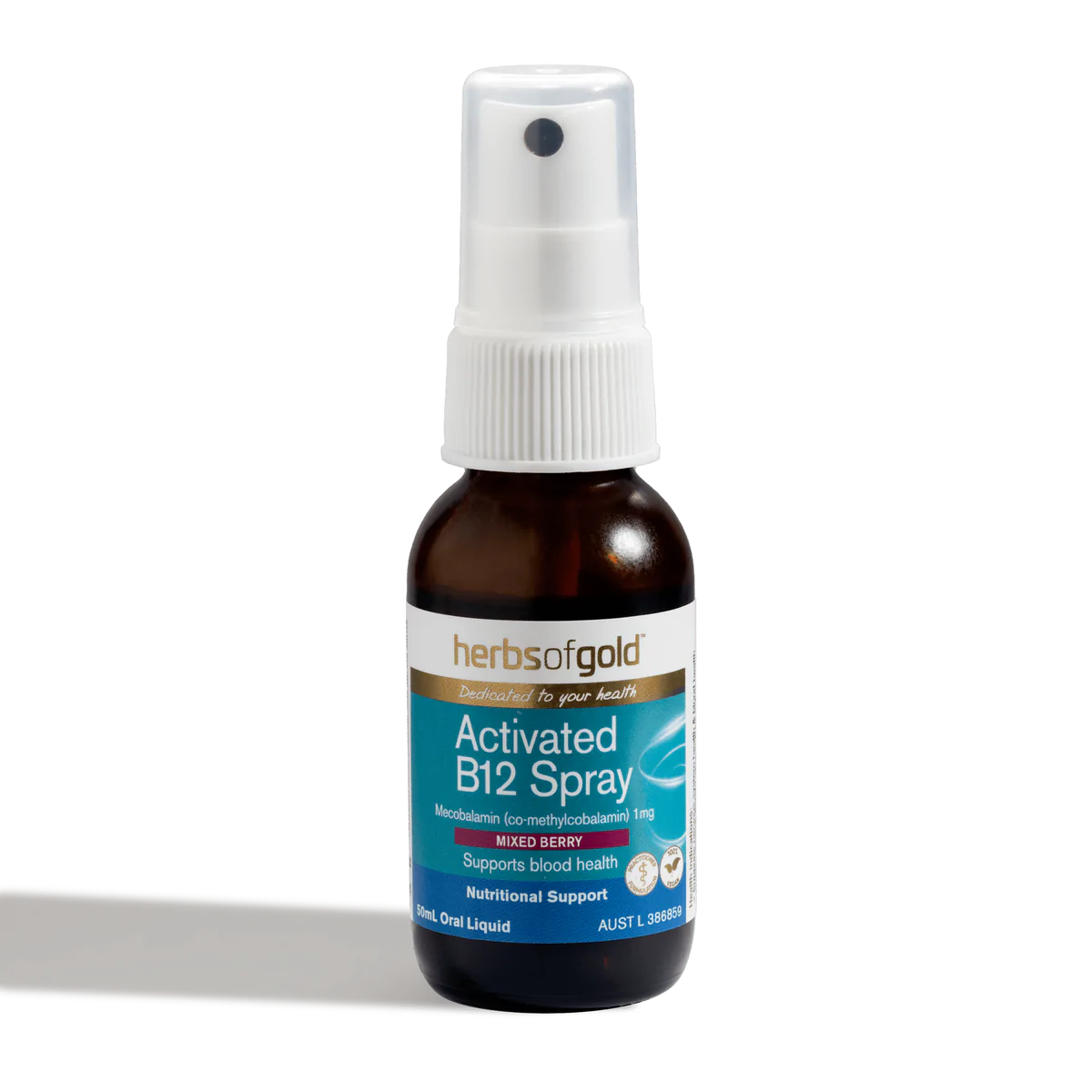Herbs of Gold Activated B12 Spray 50ml