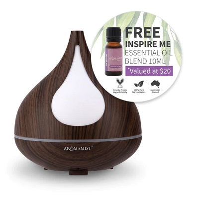 Aromamist Ultrasonic Mist Diffuser Woodgrain Anise