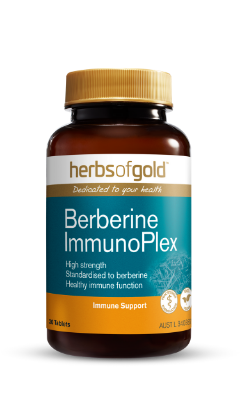 Herbs of Gold Berberine Immunoplex 30 Tablets