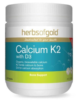 Herbs of Gold Calcium K2 with D3