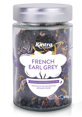 Kintra French Earl Grey Organic Loose Leaf Tea