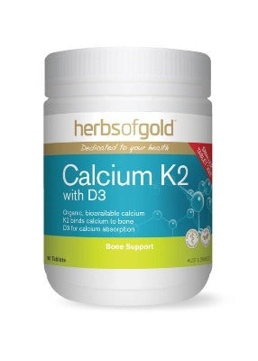 Herbs of Gold Calcium K2 with D3