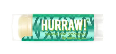 Hurraw Organic Lip Balm Coconut Mint Lemongrass 4.8g