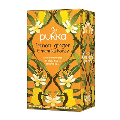 PUKKA Lemon, Ginger & Manuka Honey 20 Teabags