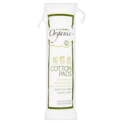 Simply Gentle Organic 100 Cotton Pads