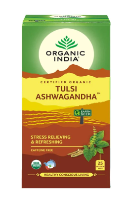 Organic India Tulsi Ashwagandha Tea