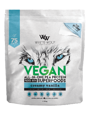 White Wolf All In One Pea Protein Vanilla - Go Vita Tanunda - SPORTS - 2.25kg