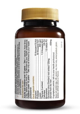 Herbs of Gold Digest Zymes 60 v/caps - Go Vita Tanunda - PERMANENT DISCOUNTS -