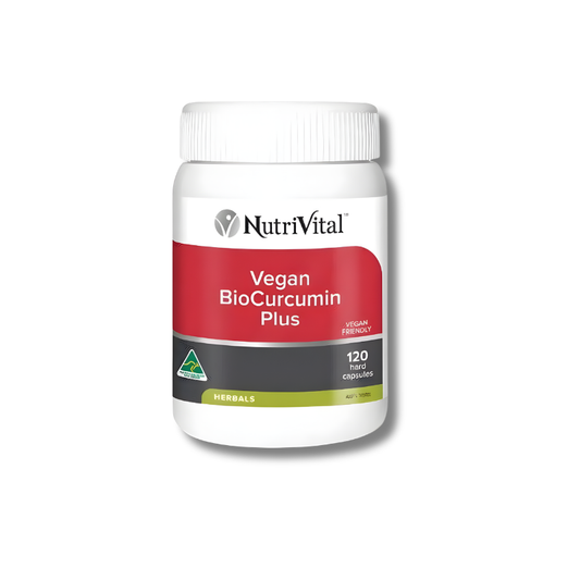 NutriVital Vegan BioCurcumin Plus Capsules